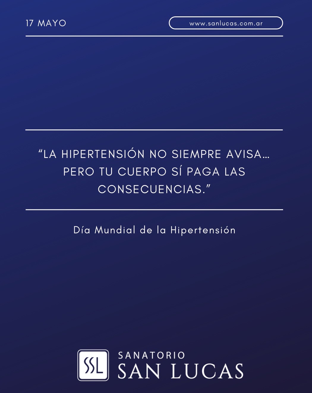 Día mundial de la Hipertensión