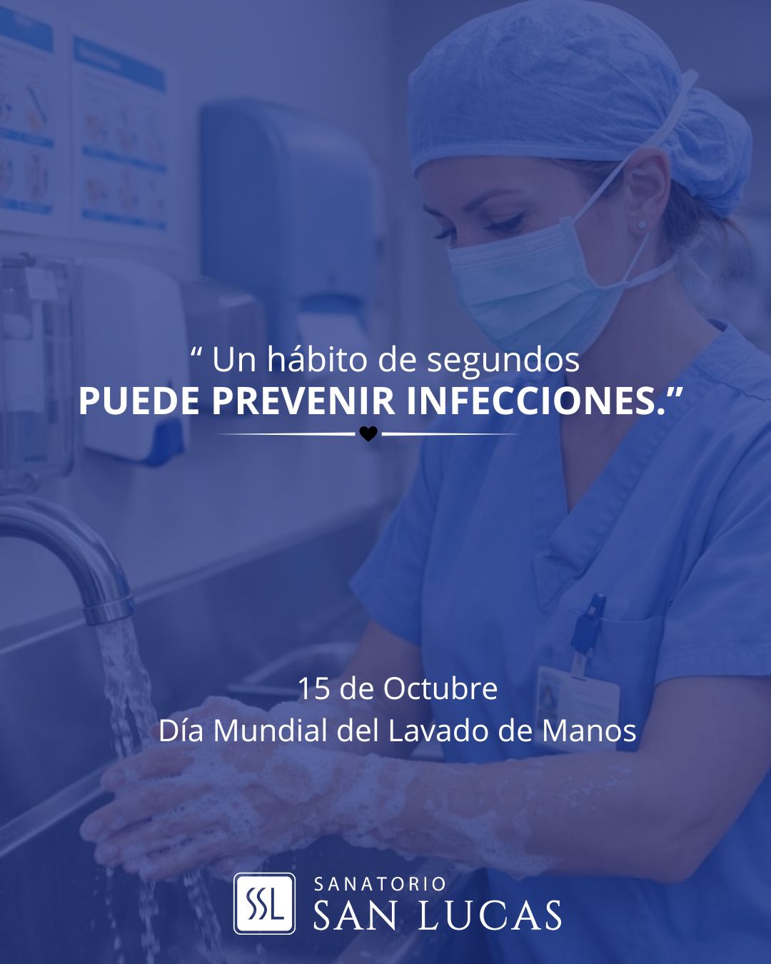 Día mundial del lavado de manos.